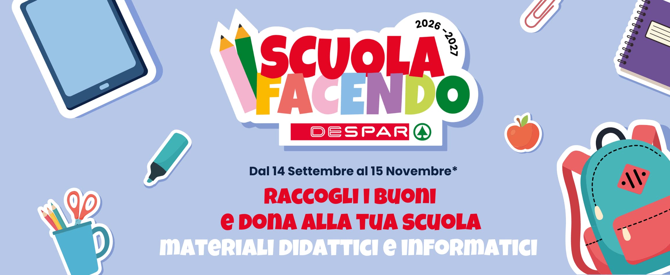 Scuolafacendo ripartirÃ  il 14 settembre ti aspettiamo!